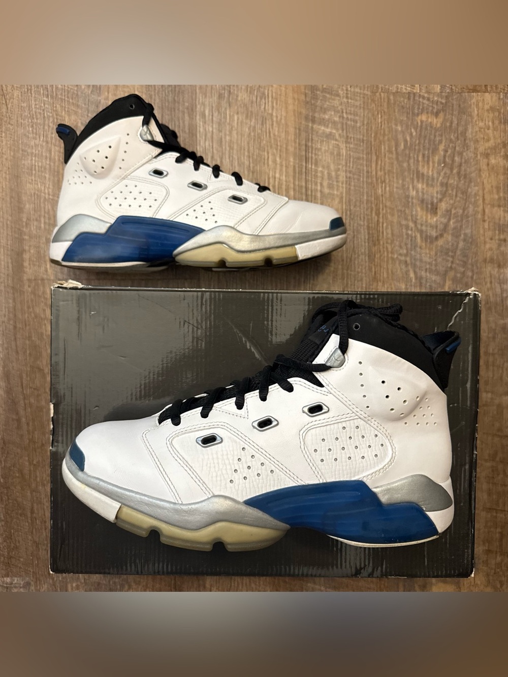 Nike Air Jordan 6-17-23 GS White College Blue